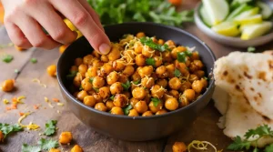 Apéro gourmand prêt en 5 minutes : découvrez les pois chiches coco-curry, la recette express