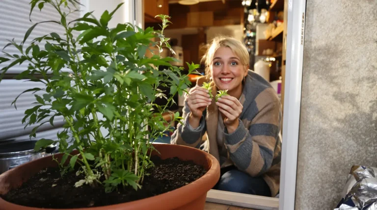 Elle remplace les cubes de bouillon en cuisine et se plante en pot à cette période précise