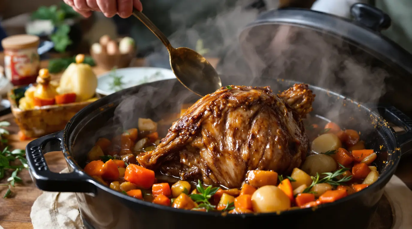 « Il se mange à la cuillère » : découvrez la recette ancestrale du gigot d’agneau de 7 heures pour Pâques « Il se mange à la cuillère » : découvrez la recette ancestrale du gigot d’agneau de 7 heures pour Pâques