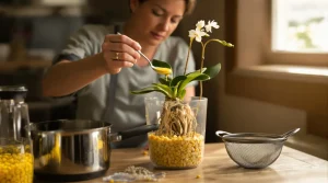 Orchidées que vous alliez jeter : cet ingrédient de cuisine les aide à refleurir vite
