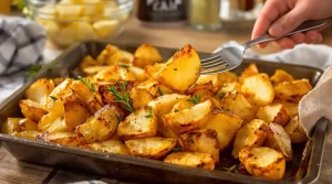 Pommes de terre au four : l’astuce simple que j’utilise pour les rendre bien croustillantes à coup sûr