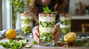 Zéro casserole, zéro four : cette verrine d’apéro printanière sans cuisson révèle toute sa fraîcheur